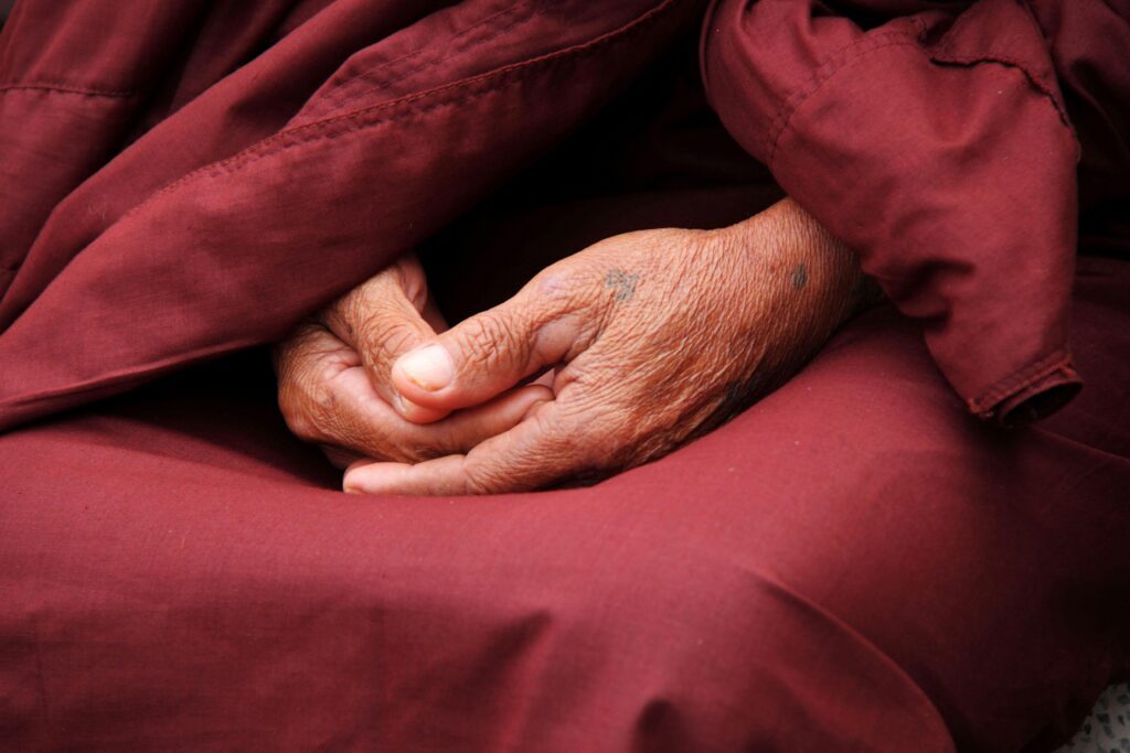 Tibetan Buddhism hands